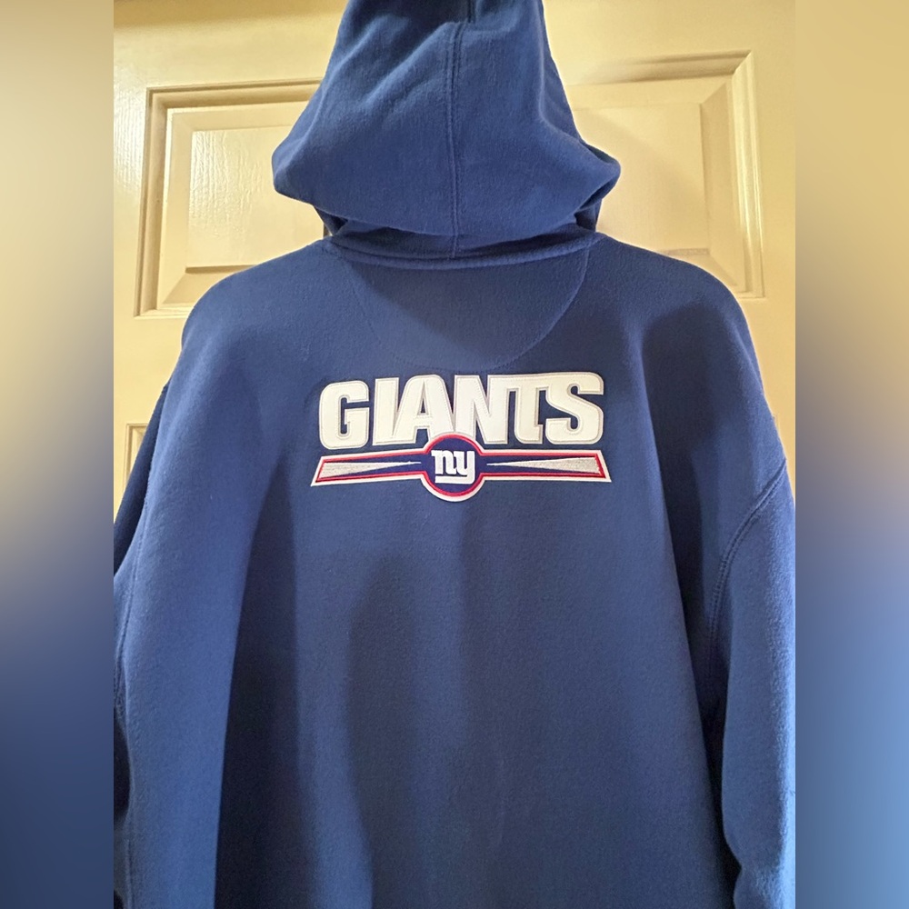NFL Pro Line Blue Zip-Up Hoodie - Picture 8 of 10